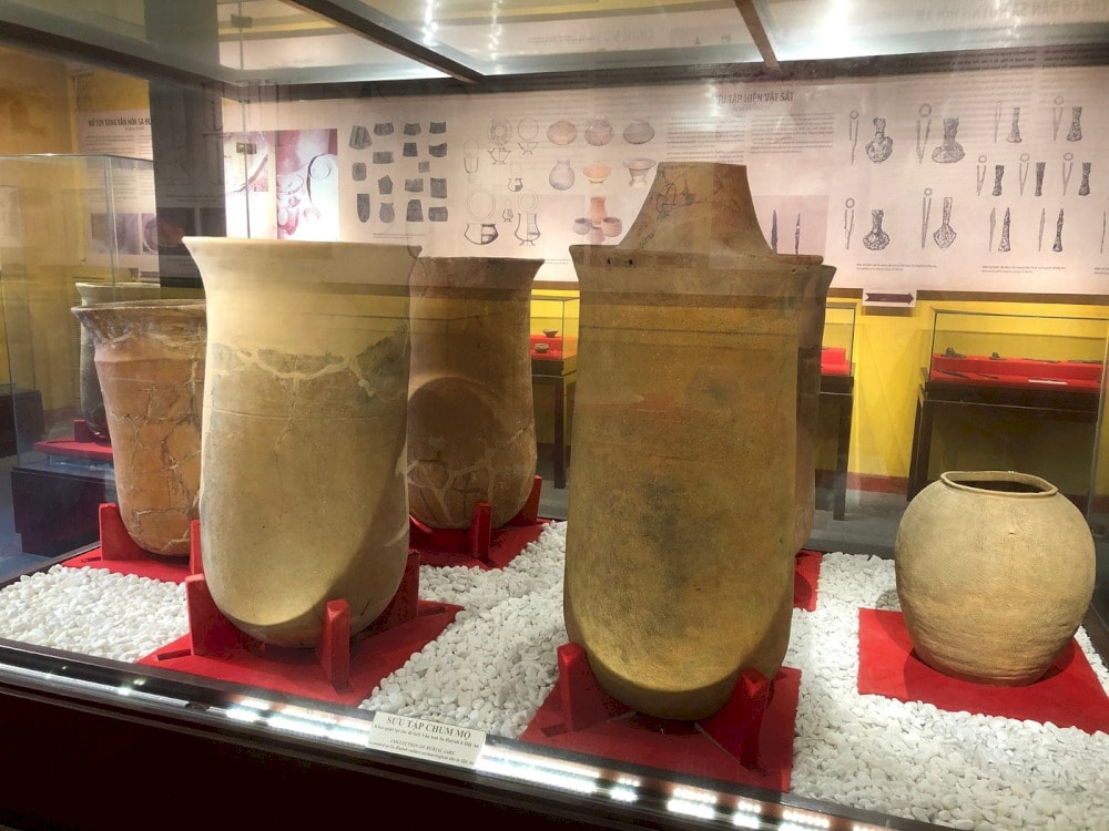 Pottery fragments from the Sa Huynh civilization